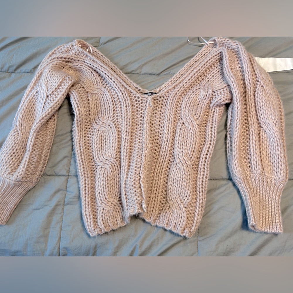 Women’s off the shoulder sweater